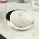 Personalised Floral Round Trinket Box