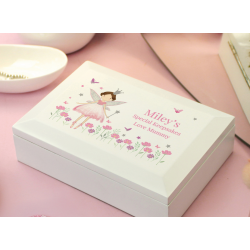 Personalised Fairy Princess Jewellery Box