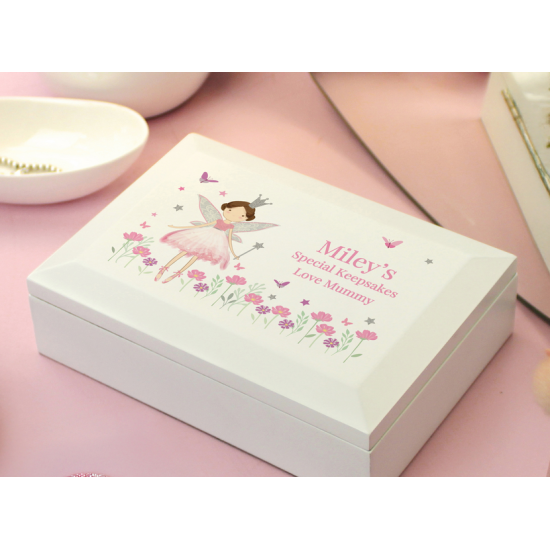 Personalised Fairy Princess Jewellery Box